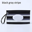 Schnappriemen Tragbare Baby-Feuchttücher-Box Wischbehälter Umweltfreundlicher, leicht zu tragender Clamshell-Kosmetik-Reinigungstücher-Etui 23 * 13,5 cm