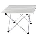 Aluminum Alloy Portable Table Outdoor Furniture Foldable Folding Camping Hiking Desk Traveling Outdoor Picnic Table Furniture