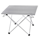 Aluminum Alloy Portable Table Outdoor Furniture Foldable Folding Camping Hiking Desk Traveling Outdoor Picnic Table Furniture