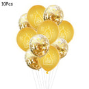 Eid Mubarak Banner Balloons Ramadan Kareem Decoration Ramadan Mubarak Muslim Islamic Festival Party DIY Decorations