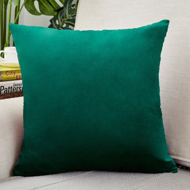 Cushion Cover Velvet Decoration Pillows For Sofa Living Room Car Housse De Coussin 45*45 Decorative Pillows Nordic Home Decor