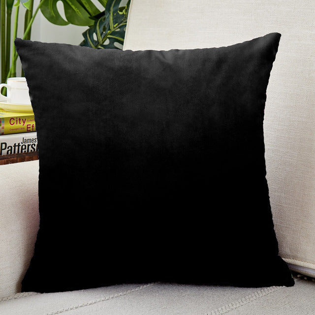 Cushion Cover Velvet Decoration Pillows For Sofa Living Room Car Housse De Coussin 45*45 Decorative Pillows Nordic Home Decor