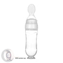 90ML Safe Newborn Baby Feeding Bottle Toddler Silicone Squeeze Feeding Spoon Milk Bottle Baby Training Feeder Food Supplement