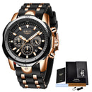 Relogio Masculino nuevo reloj de moda para hombre LIGE relojes deportivos de marca superior para hombre reloj de cuarzo resistente al agua reloj de pulsera militar informal para hombre