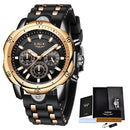 Relogio Masculino nuevo reloj de moda para hombre LIGE relojes deportivos de marca superior para hombre reloj de cuarzo resistente al agua reloj de pulsera militar informal para hombre