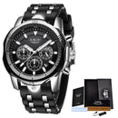 Relogio Masculino nuevo reloj de moda para hombre LIGE relojes deportivos de marca superior para hombre reloj de cuarzo resistente al agua reloj de pulsera militar informal para hombre
