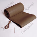 Auto Lenkrad Braid Cover Nadeln und Faden Kunstleder Car Covers Suite 7 Farbe DIY Textur Soft Auto Zubehör