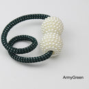 1 x Perlen-Magnet-Vorhang-Clip, Vorhanghalter, Raffhalter, Schnallen-Clips, zum Aufhängen, Kugelschnalle, Raffhalter, Vorhangzubehör, Wohnkultur