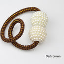 1 x Perlen-Magnet-Vorhang-Clip, Vorhanghalter, Raffhalter, Schnallen-Clips, zum Aufhängen, Kugelschnalle, Raffhalter, Vorhangzubehör, Wohnkultur