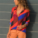 Aachoae Damen Blusen 2020 Mode Langarm Umlegekragen Büro Hemd Bluse Shirt Casual Tops Plus Size Blusas Femininas