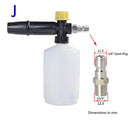 Lanza de espuma para nieve para lavado de coches, boquilla de espuma, cañón de espuma, generador de espuma para Daewoo Hammer Karcher Huter Makita, lavadora de alta presión