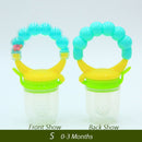 1 Uds. Mordedor de comida fresca para bebés, alimentador de chupetes para niños, alimentador de frutas, pezones, alimentación segura, suministros para bebés, biberones para chupete de tetina