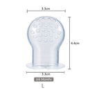 1 Uds. Mordedor de comida fresca para bebés, alimentador de chupetes para niños, alimentador de frutas, pezones, alimentación segura, suministros para bebés, biberones para chupete de tetina