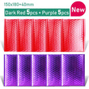 Gold/Rose Gold/Laser Silver/Dark Red/Purple/Rose Red Aluminum Foil Bubble Mailer CD/Eyelash Packaging Shipping Padded Envelopes