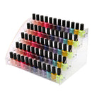 Acrylic Nail Polish Display Organizer 2-3-4-5-6-7 Layer Manicure Cosmetics Jewelry Display Stand Holder Clear Acrylic Makeup Box