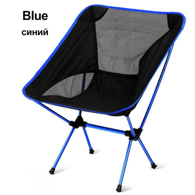 HooRu Lounge Strandstuhl Angeln Rückenlehne Leichter Klappstuhl Outdoor Tragbar Backpacking Camping Liegestühle zum Wandern