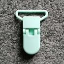 5pcs 25mm Plastic Baby Pacifier Chain Transparent Pacifier Clips Soother Holder For Baby Pacifier Nipples Holder Round Clamp