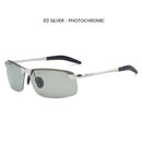 Photochromic Sunglasses Men Polarized Driving Chameleon Glasses Male Change Color Sun Glasses Day Night Vision Driver&