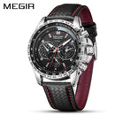 MEGIR Mens Watches Top Brand Luxury Quartz Watch Men Fashion Luminous Army Waterproof Men Wrist Watch  Relogio Masculino 1010G