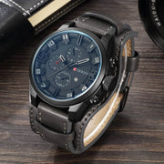 CURREN Top-Marke Luxus Herrenuhren Herrenuhren Datum Sport Militäruhr Lederband Quarz Business Herrenuhr Geschenk 8225