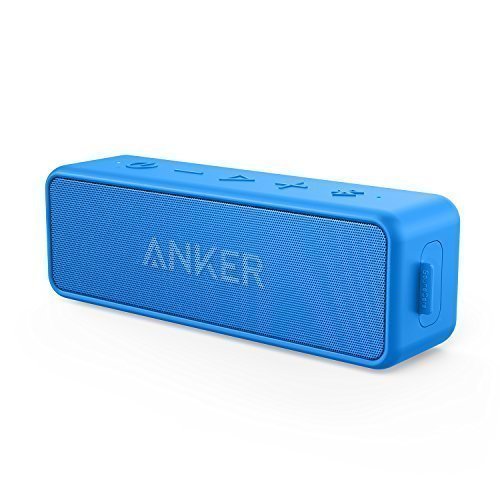 Anker Soundcore 2 Altavoz inalámbrico Bluetooth portátil Mejor bajo 24 horas Tiempo de reproducción 66 pies Rango de Bluetooth IPX7 Resistencia al agua
