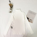 Suéteres para mujer, Tops de invierno 2020, suéter de cuello alto, suéter fino para mujer, suéter de punto, suéter para mujer, Hiver Truien Dames, nuevo