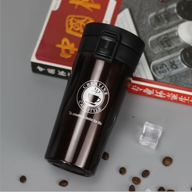 HOT Premium Travel Coffee Mug Edelstahl Thermosbecher Isolierflasche Thermo Wasserflasche Teebecher Thermocup