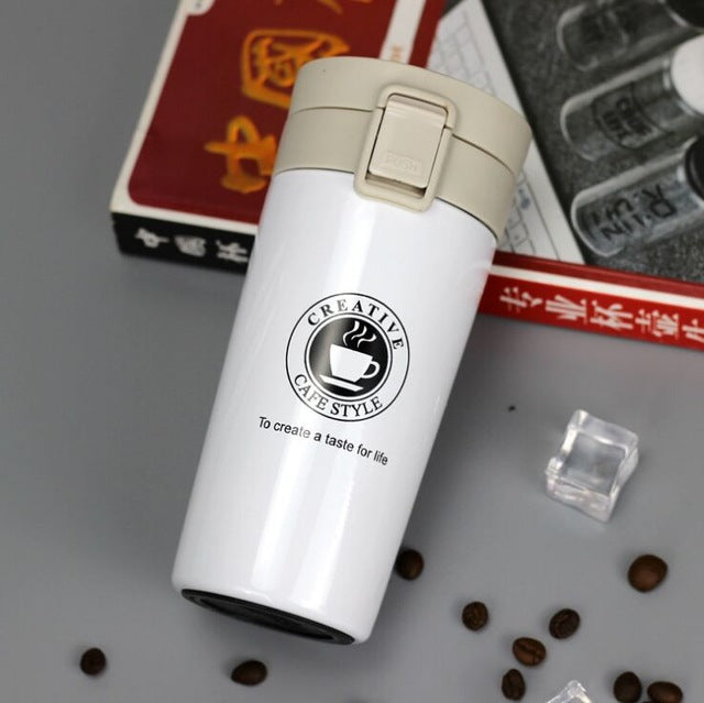HOT Premium Travel Coffee Mug Edelstahl Thermosbecher Isolierflasche Thermo Wasserflasche Teebecher Thermocup