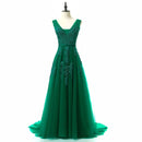 FADISTEE Vestido De Festa Süße rosa Spitze mit V-Ausschnitt, langes Abendkleid, Brautparty, sexy, rückenfreie Perlen, Perlen, Abschlussballkleider zum Schnüren