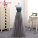 Hot V Neck Bridesmaid Dresses long for Women Elegant 2020 A Line Sparkly Tulle Pink Party Dress for Wedding Party Plus Size