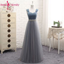 Hot V Neck Bridesmaid Dresses long for Women Elegant 2020 A Line Sparkly Tulle Pink Party Dress for Wedding Party Plus Size