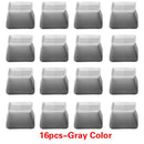 4/8/16 Uds., patas de silla de mesa, tapas de silicona, fundas protectoras para pies de muebles, tapas antideslizantes para patas de mesa, cubiertas inferiores de protección para pies