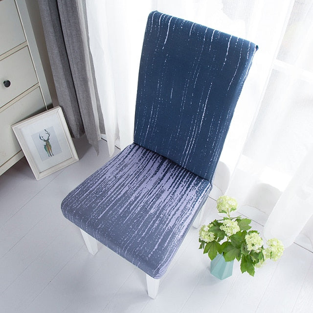 Plain Dining Chair Cover Spandex Elastic Chair Slipcover Case Stretch Seat Cover for Wedding Hotel Banquet Living Room