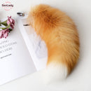Separable Anal Plug Real Fox Tail Cosplay Butt Plug Anal Sex Tail Adult Products Anal Sex Toys for Woman Couples Men Sexy Shop