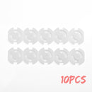 10pcs EU Power Socket Electrical Outlet Baby Kids Child Safety Guard Protection Anti Electric Shock Plugs Protector Rotate Cover