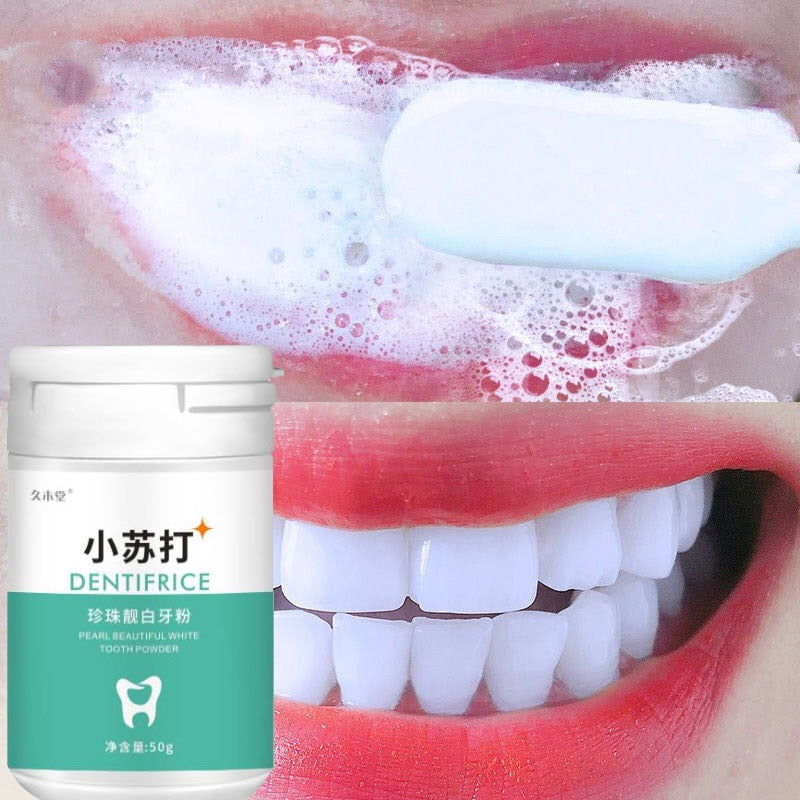 Teeth whitening 50 grams remove smoke stains coffee stains tea stains fresh breath bad breath oral hygiene dental care