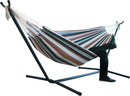 200*150cm Indoor/Outdoor Camping Hammock Hanging Chair Durable Comfort Thick Canvas Stripe Hammocks Swing Chairs without Shelf