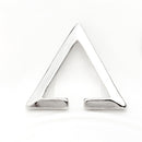 Fashion Gothic Triangle earrings Unisex Punk Rock copper Men Women Ear Stud Earrings Pierced Push-Back Ear Plug Buckle jewelry