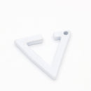 Fashion Gothic Triangle earrings Unisex Punk Rock copper Men Women Ear Stud Earrings Pierced Push-Back Ear Plug Buckle jewelry