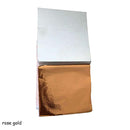 100 Pcs 8.5x9cm Art Craft Imitation Gold Sliver Copper Foil Papers Leaf Leaves Sheets Gilding DIY Craft Decor Design Paper