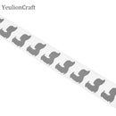 Chzimade 100x3CM Flower Heat-transfer Reflective Tape Stciker Vinyl Film DIY Iron On Fabric Clothing Accessories