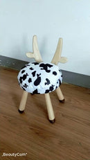 JOYLOVE Nordic Creative Ins Taburete de madera maciza para niños Mesa de jardín de infantes y silla Taburete Silla de bebé Escritorio y silla escolar