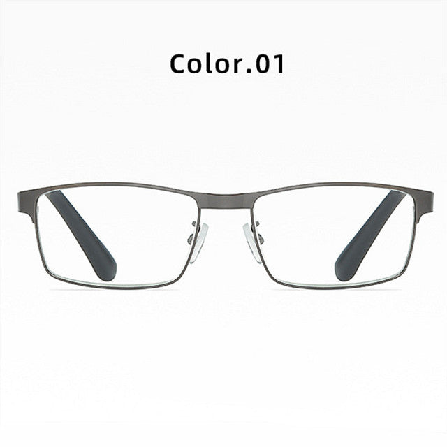 YOOSKE Stainless Steel Men Business Reading Glasses for Reader Mens Presbyopic optical Glasses  +1.0 1.5 2.0 2.5 3 3.5 4.0