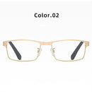 YOOSKE Stainless Steel Men Business Reading Glasses for Reader Mens Presbyopic optical Glasses  +1.0 1.5 2.0 2.5 3 3.5 4.0