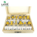 LAVIE 12pcs 8mm Router Bit Set Trimming Straight Milling Cutter Wood Bits Tungsten Carbide Cutting Woodworking Trimming MC02006