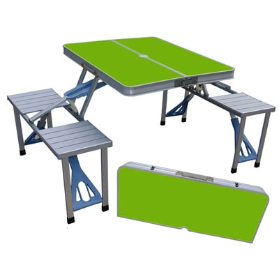 Outdoor Folding Table Chair Camping Aluminium Alloy Picnic Table Waterproof Durable Folding Table Desk For  Beach table camping