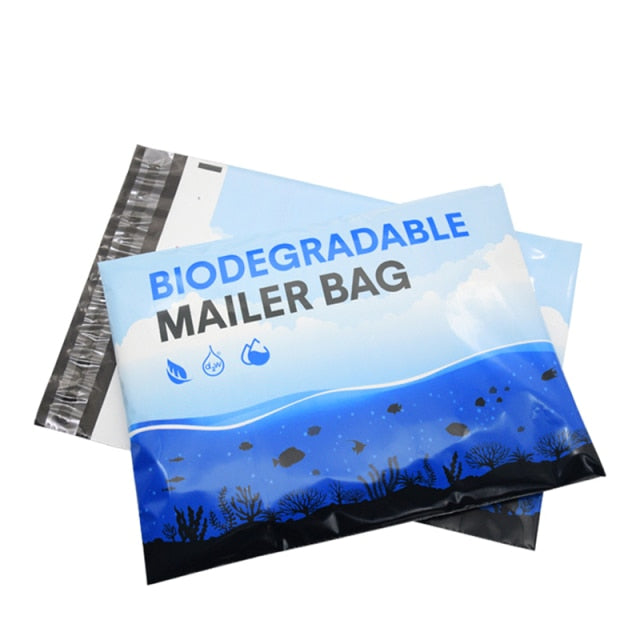 10 STÜCKE 10 x 13 '' 25 x 33 cm bedruckte Poly-Mailer-Verpackungsumschläge mit selbstversiegelnden Kurier-Aufbewahrungstaschen Kleider-Mailer-Verpackungstaschen