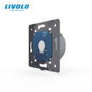 Livolo The Base of  Touch Screen Wall Light Switch Free Shipping, EU Standard, AC 220~250V,VL-C701