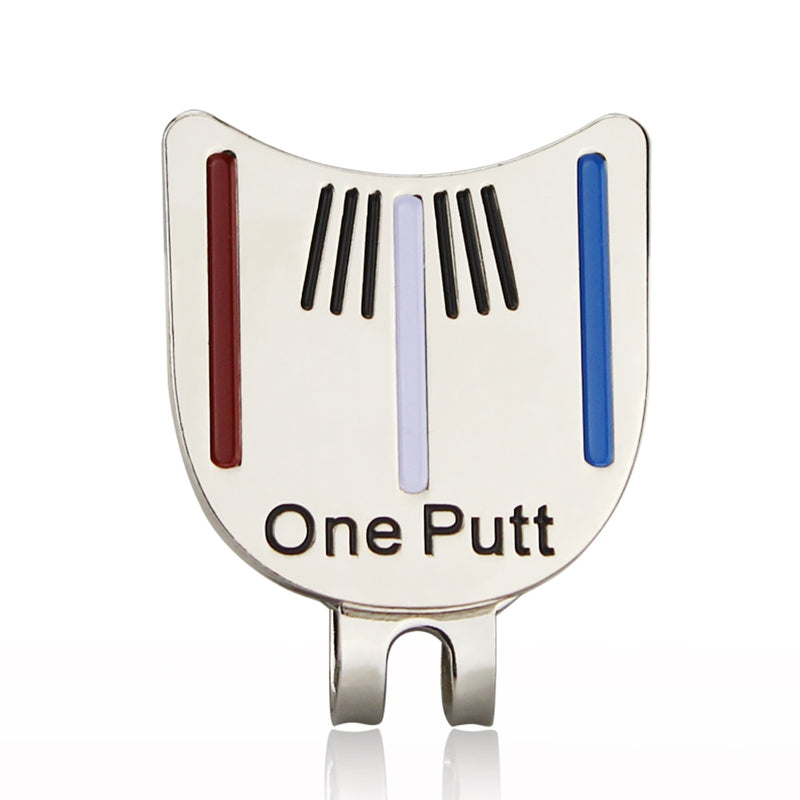Golfballmarkierung mit magnetischem Hutclip One Putt Golf Putting Alignment Aiming Ball Marker Drop Ship