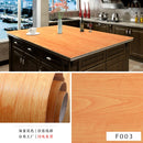 PVC Wood Grain Wallpaper Self Adhesive Waterproof Furniture Stickers Contact Paper Dormitory Kitchen Door Cabinet Desktop Decor